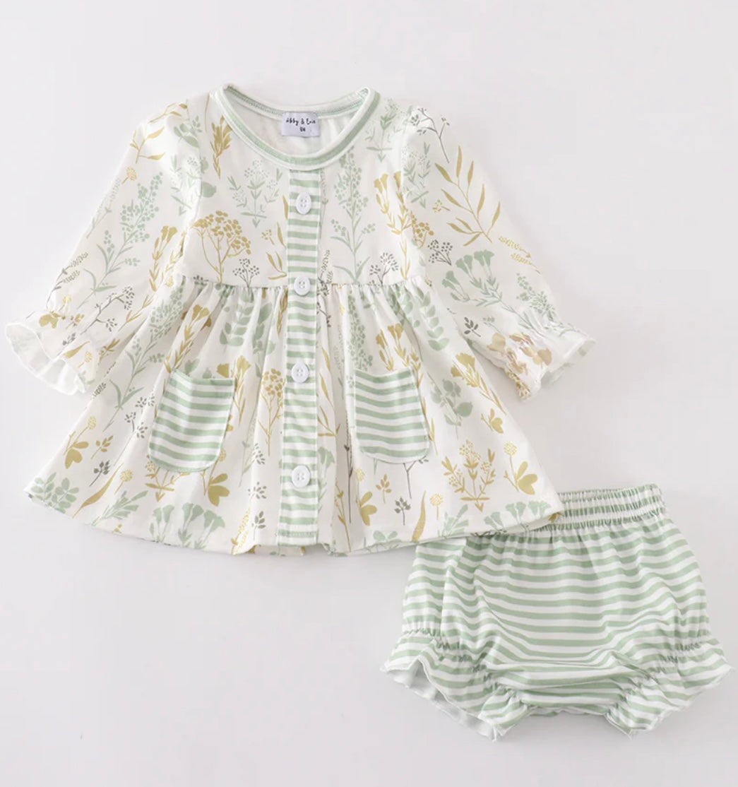 Abby & Evie floral set