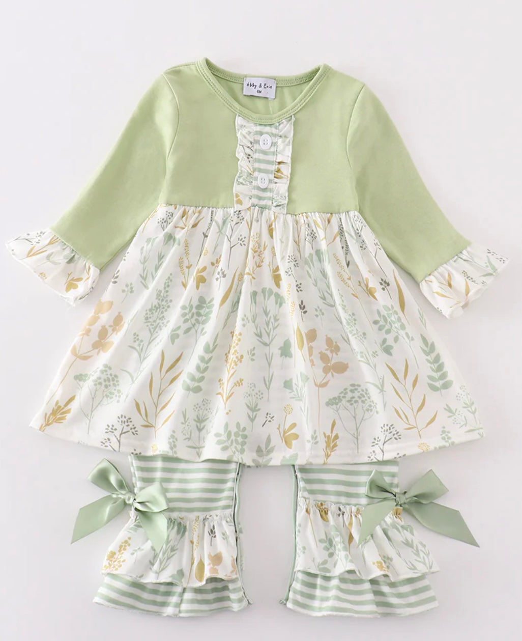 Abby & Evie floral romper