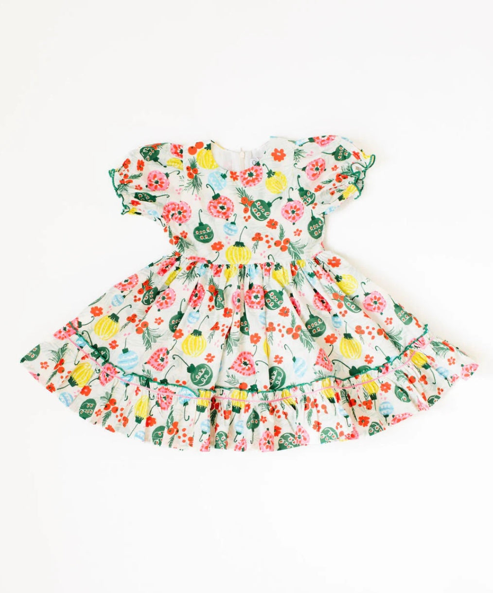 Girls vintage ornament dress