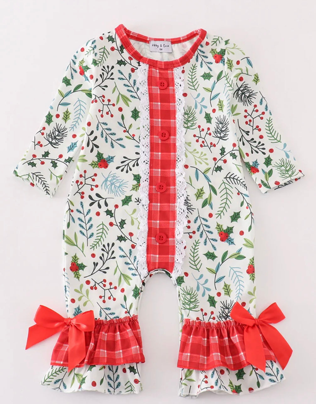 Baby holiday romper