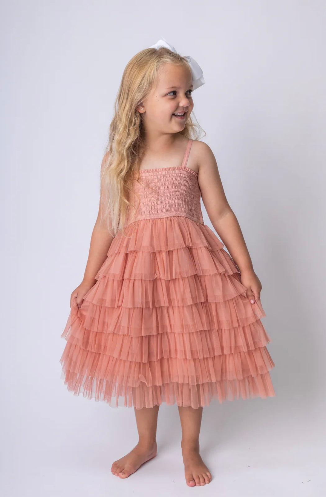 Mila Faye dress in dark pink