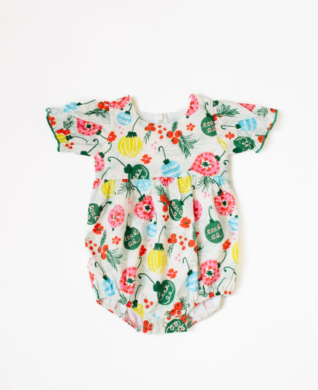 Vintage ornament girls romper