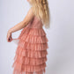Mila Faye dress in dark pink