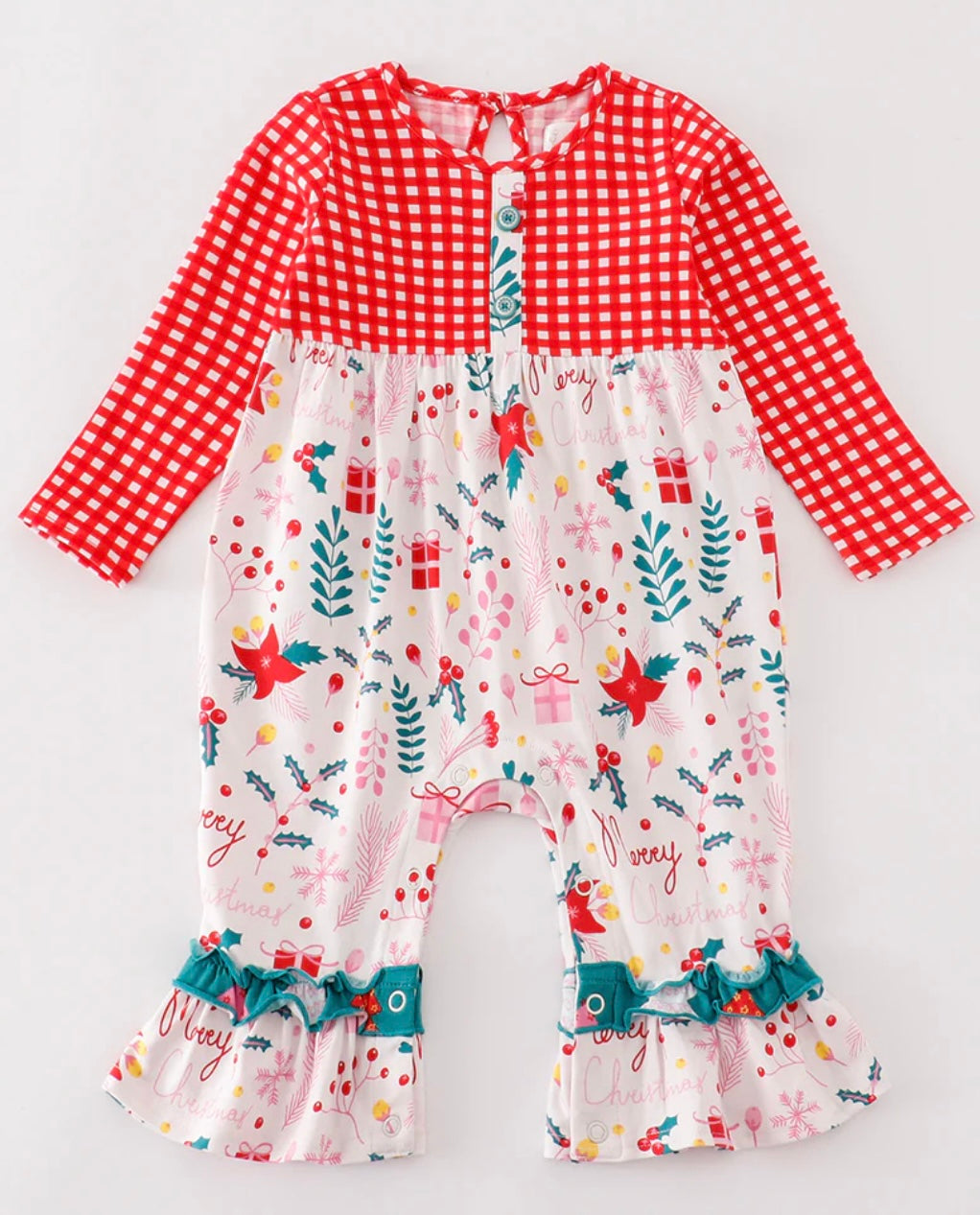 Baby holiday romper