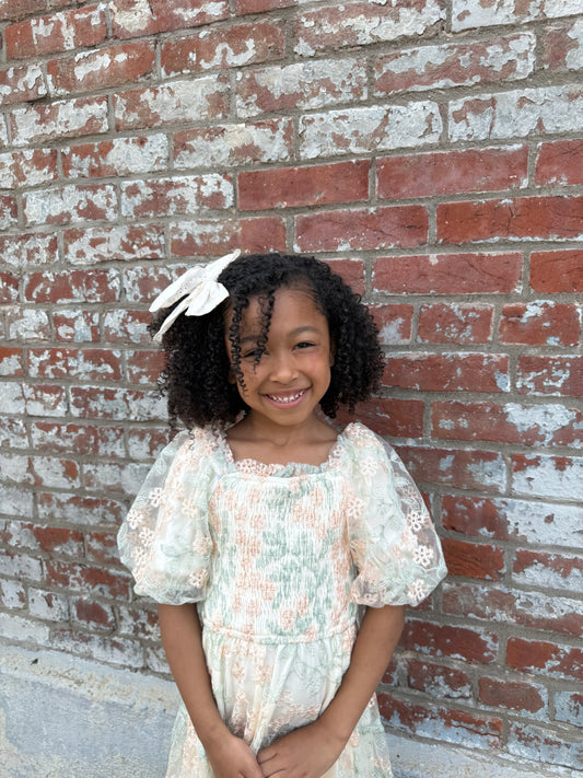 Maci dress in ivory